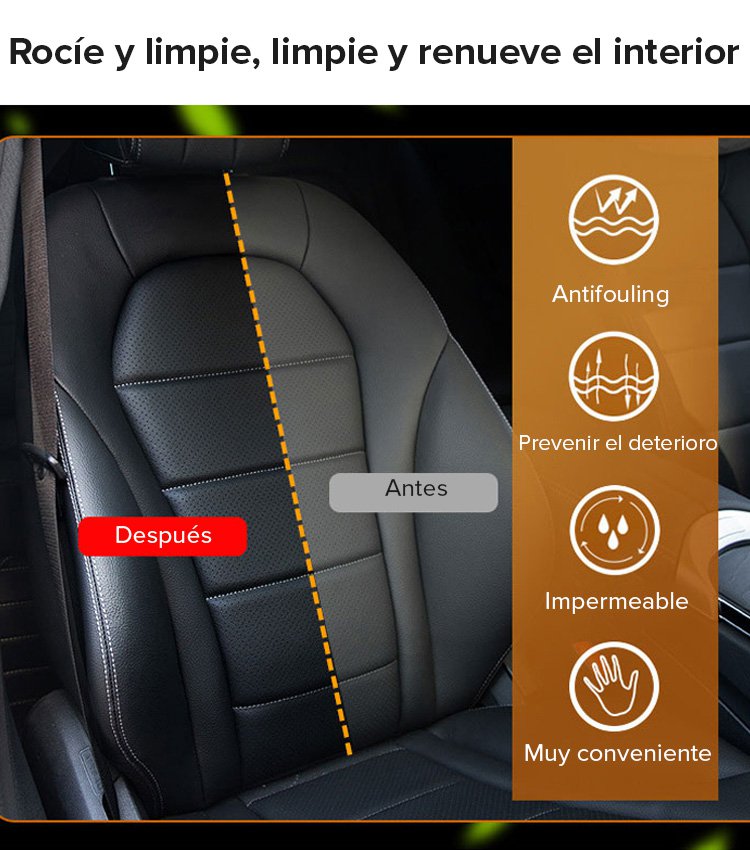 Renovador de plástico y cuero de interiores 【Compra 3 y llévate 3 gratis】