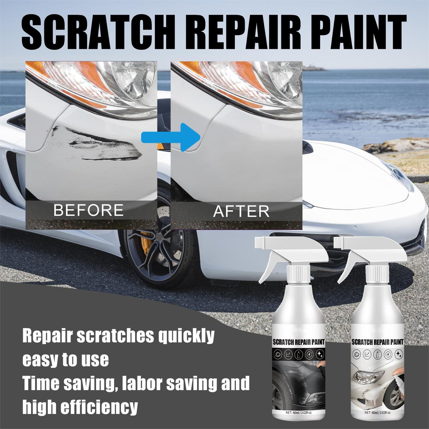 Hot Selling🔥Limpiador de arañazos de coche para reparar imperfecciones superficiales