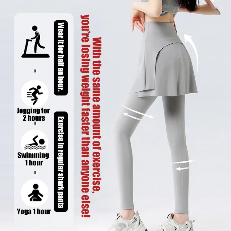 2024 Fake Dos piezas de adelgazamiento Butt Lift Tiburón