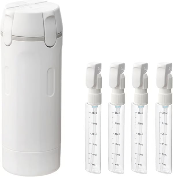 📢📢¡50 % de descuento! 🧳Botellas dispensadoras recargables 4 en 1 para viajes – Compactas, herméticas y súper prácticas ✈️🧴