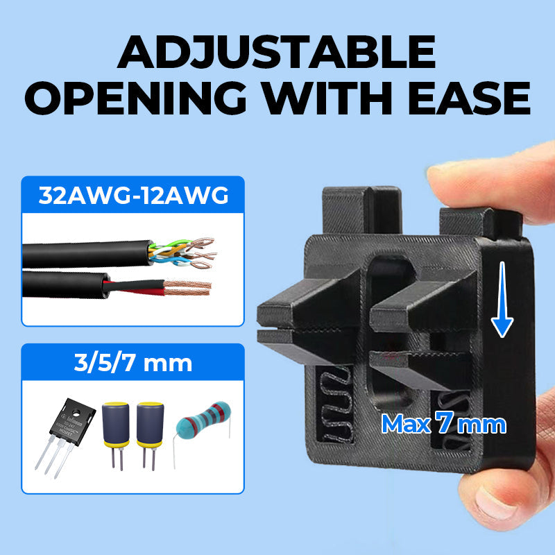 🔥¡50% de descuento! 🛠️ Más fácil, preciso y rápido! Fijador de soldadura para cables eléctricos