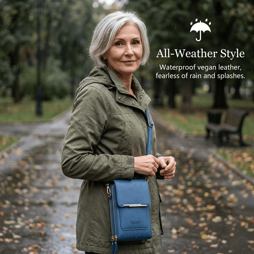 👜 📱 Bolso cruzado para mujer elegante y sencillo, con billetera y compatible con pantalla táctil