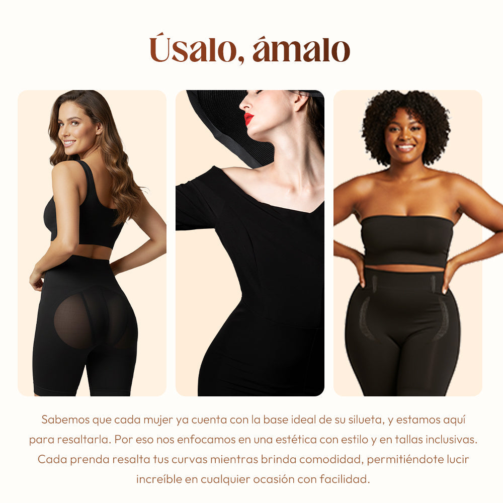 Shorts Moldeadores de Tiro Alto con Efecto Lift ✨ ¡Curvas al instante, confianza duradera! 🍑
