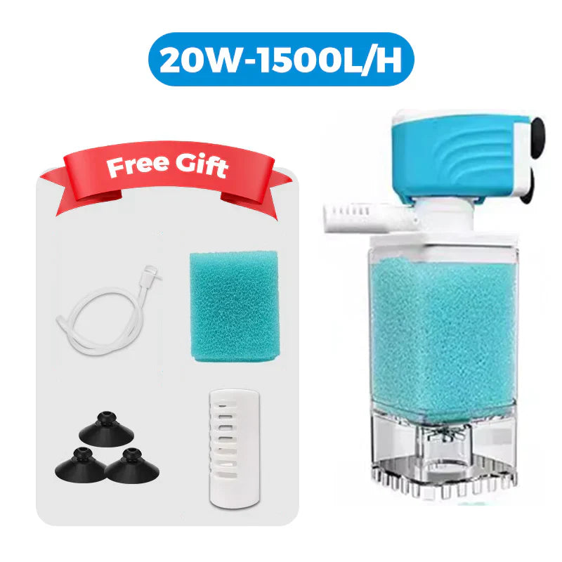 Sistema automático de filtro de acuario