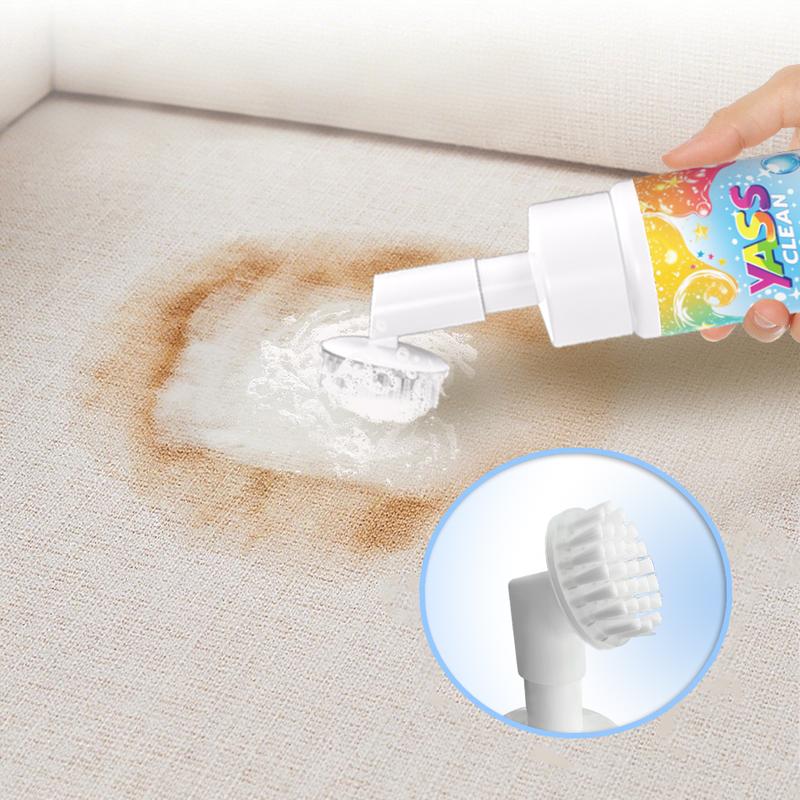 💖¡ÚLTIMO DÍA! COMPRA 2 LLEVA 1 GRATIS!!💖Espuma Limpiadora Mágica Yass Clean para Alfombras y Tapicería – Eliminador de Manchas y Olores de Mascotas con Cepillo de Limpieza🧼
