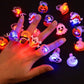 🎁Anillo Luminoso LED para Halloween 😍 Set de 30 Unidades