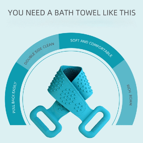 🧼💪 HydratBath Silicone Body Cleansing Brush