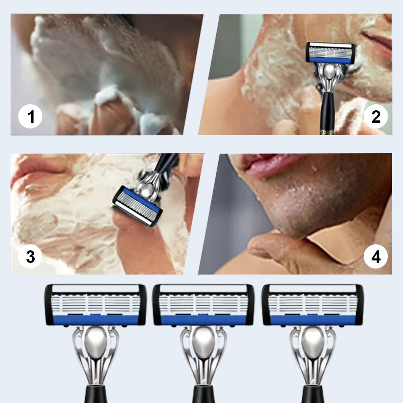 Maquinilla de afeitar de 7 capas para hombre