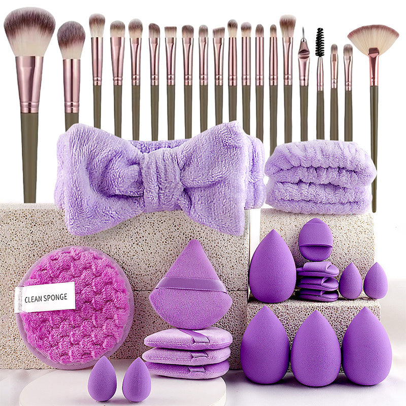 📢📢 ¡50 % de descuento! ⏰ Set todo en uno de pinceles y esponjas de maquillaje