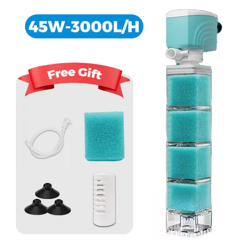Sistema automático de filtro de acuario