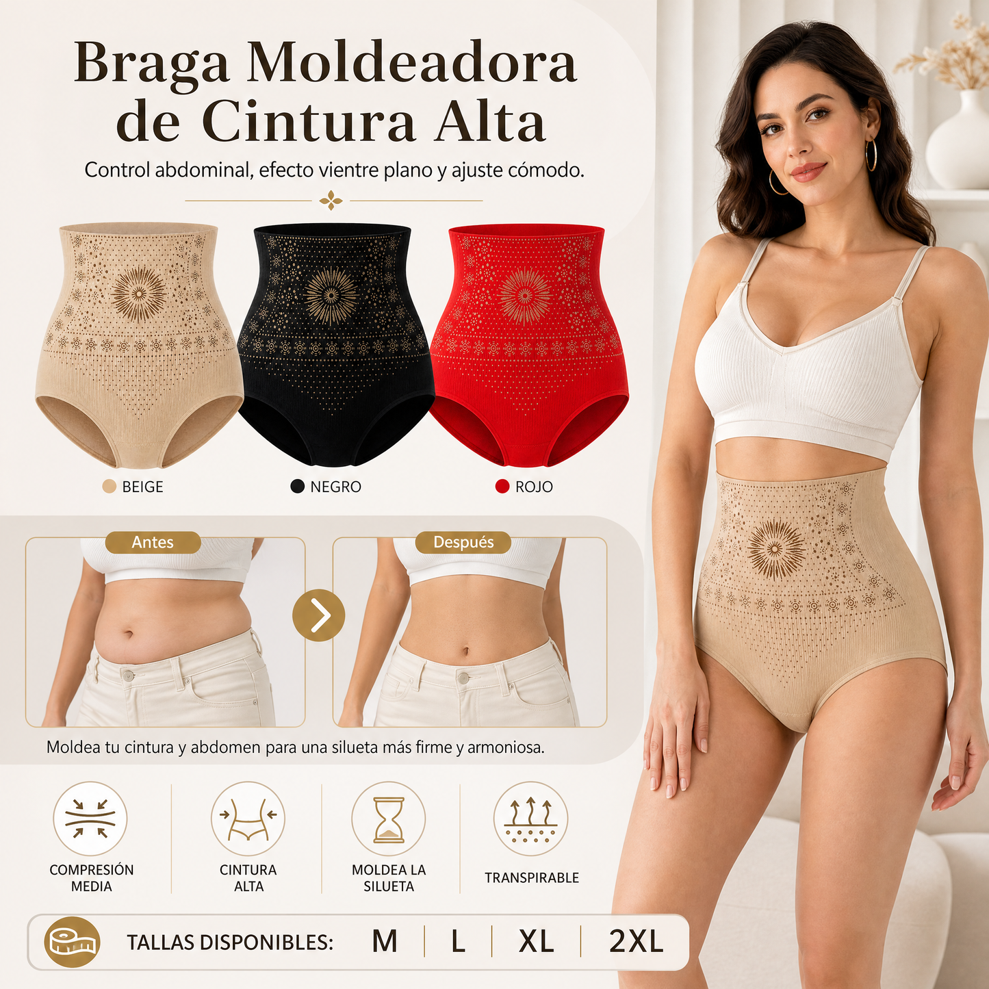 🥳 Promociones imperdibles en 2026! 💞Shorts moldeadores de cintura alta