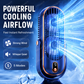 🔥 Ventilador de mesa portátil con 5 velocidades regulables