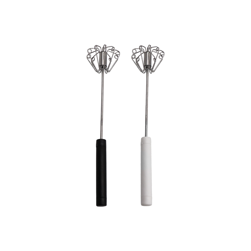 🍳¡Práctico ayudante de cocina! Batidor de presión con mango antideslizante, resistente a la oxidación y duradero a bajo precio.