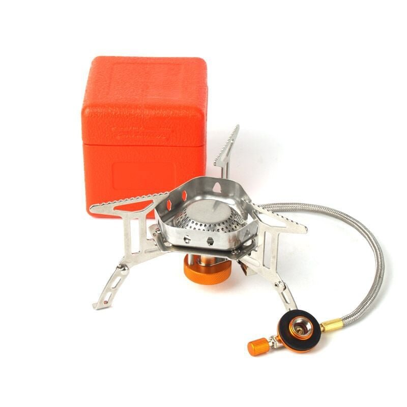 🔥DESCUENTO POR TIEMPO LIMITADO🔥Quemador de gas resistente al viento para camping al aire libre