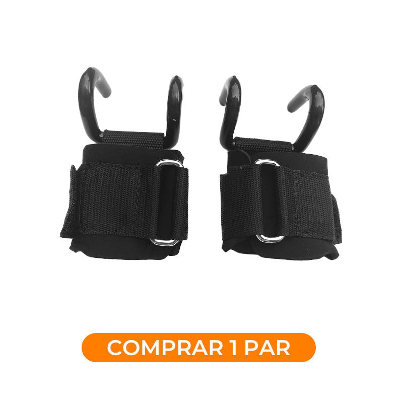 🔥Gran Venta🔥Correas de muñeca con gancho para levantamiento de pesas de alta resistencia