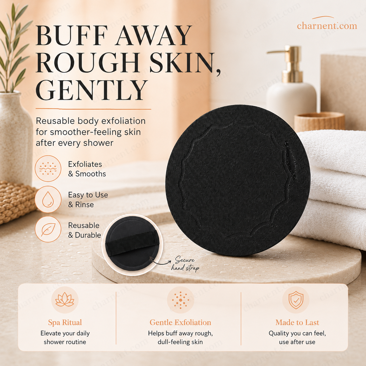 🚿 Almohadillas exfoliantes para baño 🧖‍♀️