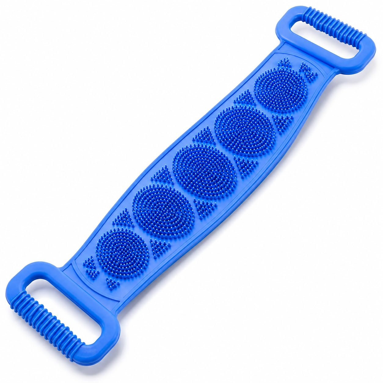 🧼 Cepillo de silicona para espalda, cepillo exfoliante corporal doble cara con cerdas de silicona suaves