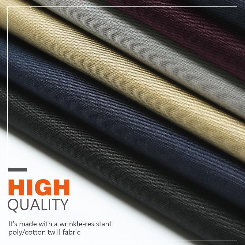 Pantalones clásicos de tiro alto para hombre