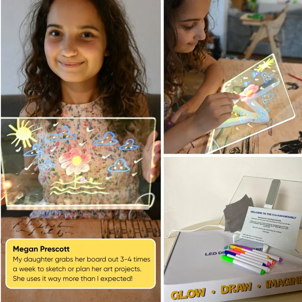 ✨PRECIO ESPECIAL ÚLTIMA SEMANA⏳🎨Tablero de dibujo LED luminoso para niños