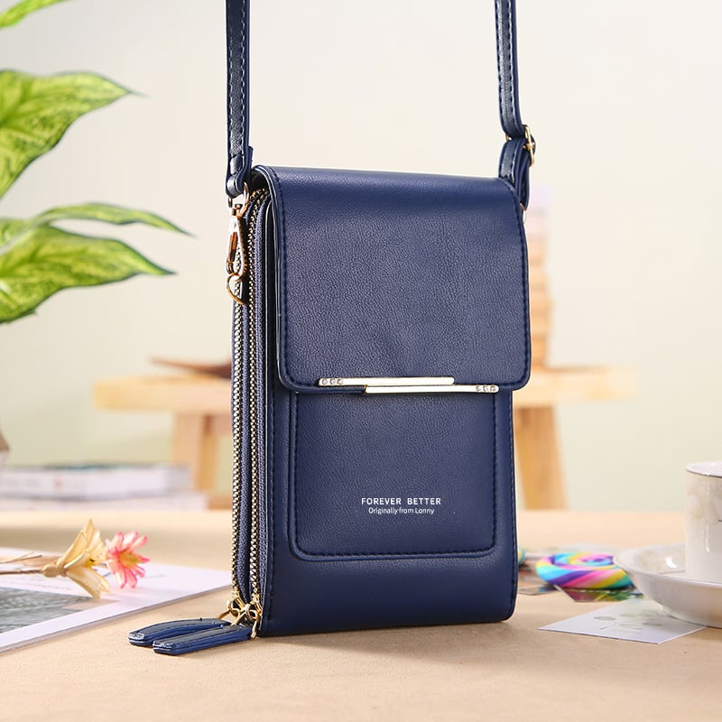 👜 📱 Bolso cruzado para mujer elegante y sencillo, con billetera y compatible con pantalla táctil