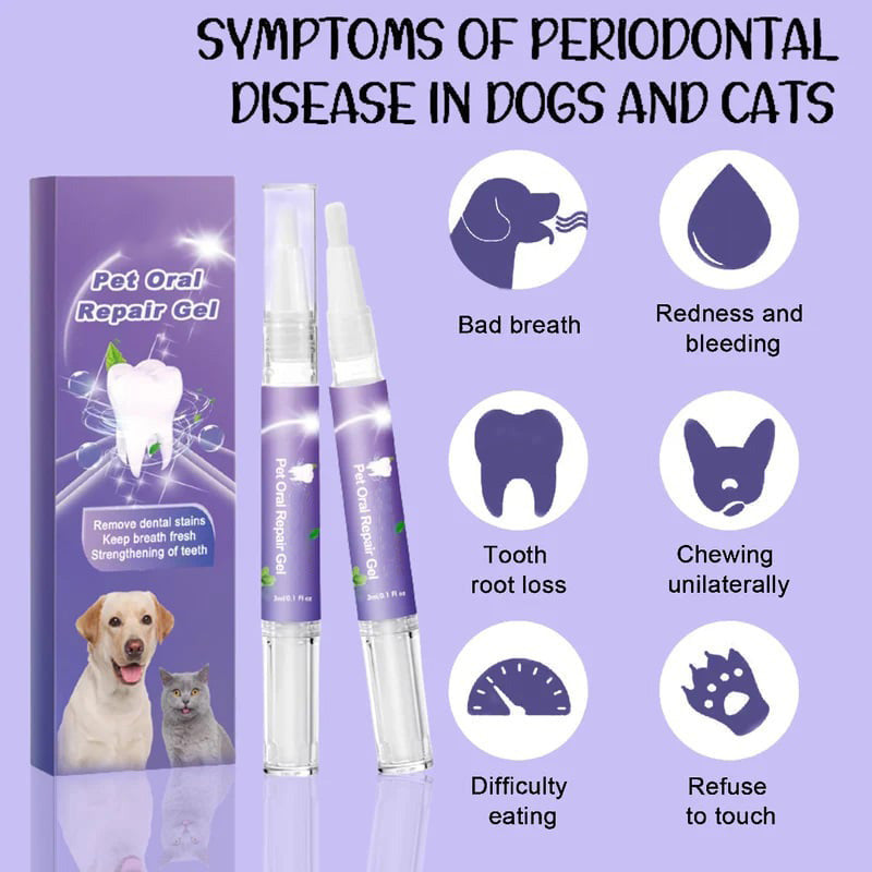🌈COMPRE 1 Y LLÉVESE 1 GRATIS🥳Gel reparador bucal para mascotas