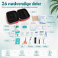 Kit de primeros auxilios: kit portátil para el hogar, accesorios completos | Set de 26 piezas
