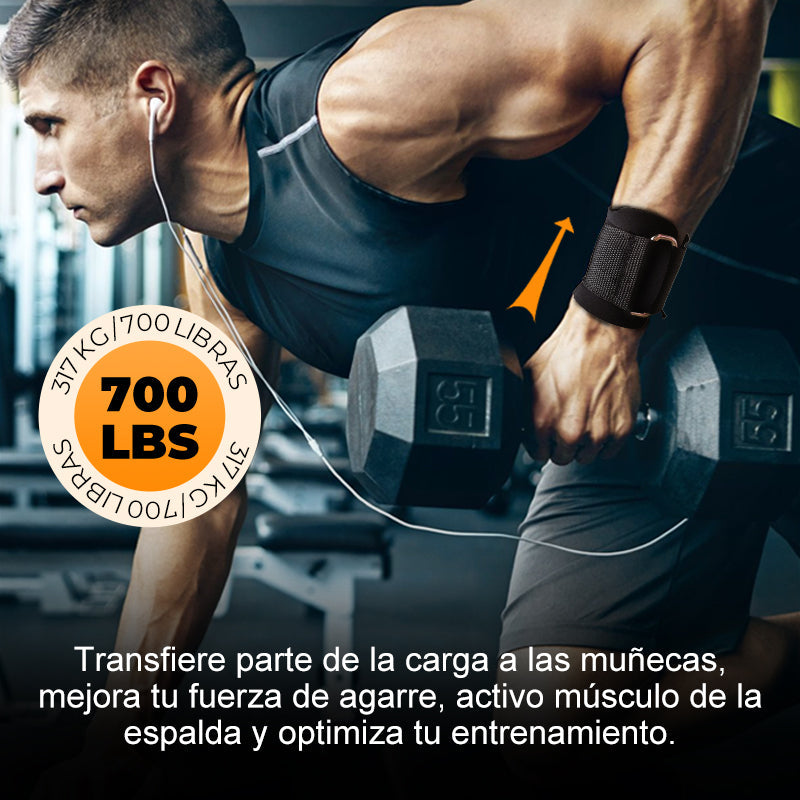 🔥Gran Venta🔥Correas de muñeca con gancho para levantamiento de pesas de alta resistencia