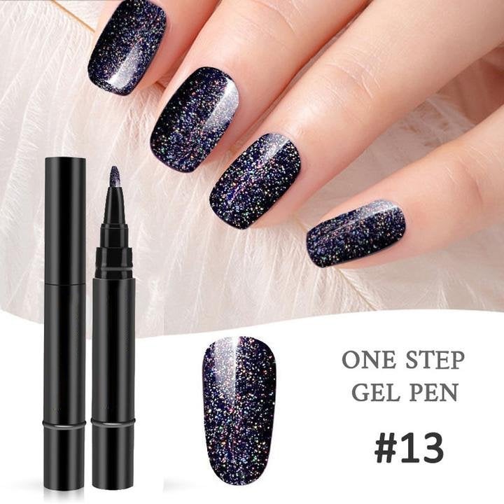 💅 Oferta por tiempo limitado: Compra 1, Lleva 1 Gratis ! ✨Pluma de gel para uñas todo en un solo paso🎨Mini lámpara UV portátil para uñas GRATIS💡