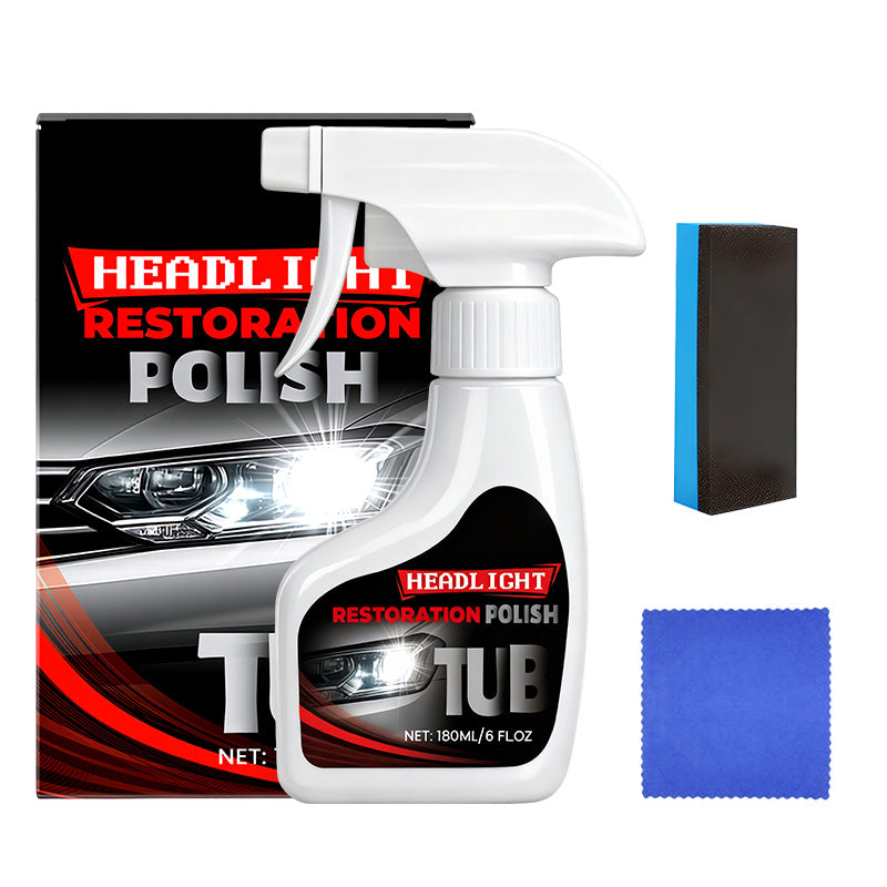 Restaurador Profesional de Faros 180 ml con Esponja 🧽🚗