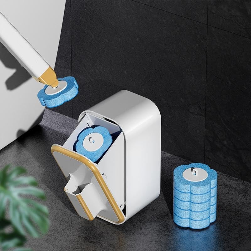Más de 50.000 unidades vendidas! 🚽💦 Set innovador de cepillos de inodoro desechables de fijación mural ✨