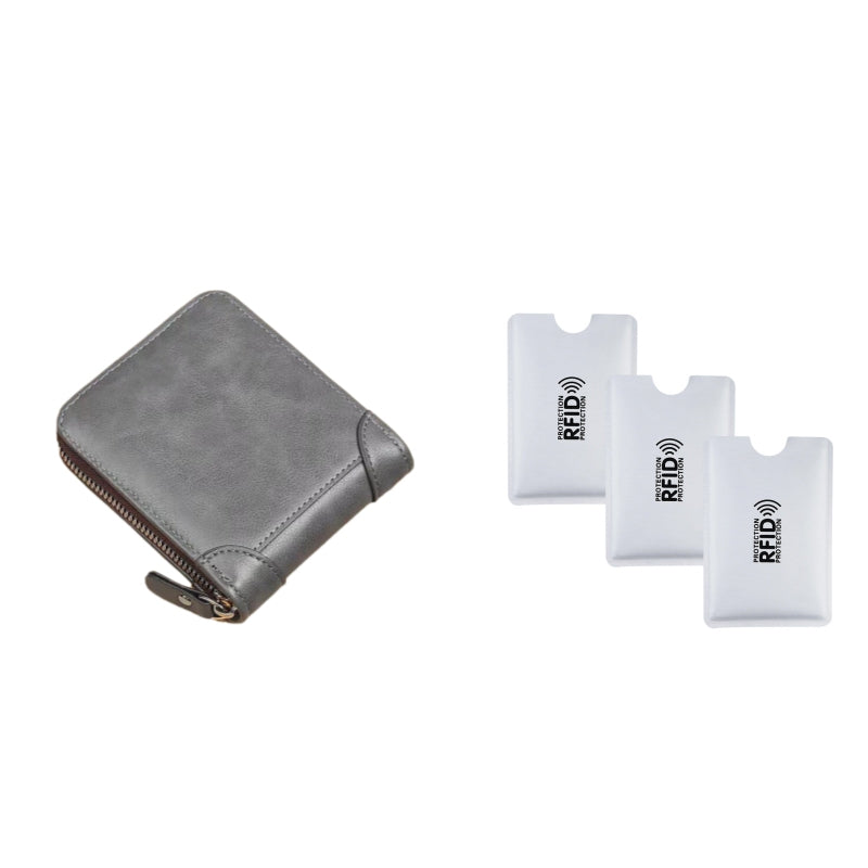 💳Portatarjetas multifuncional con ranura RFID para múltiples usos