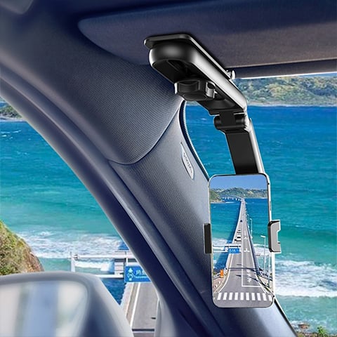 🔥Soporte giratorio y retráctil para teléfono de coche