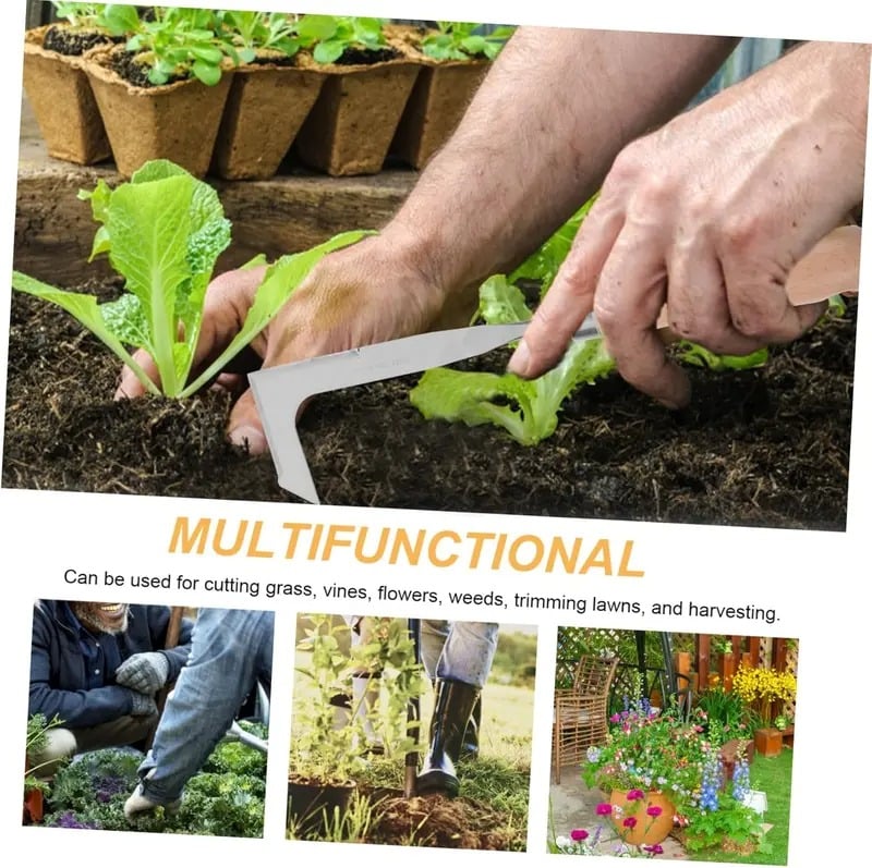 🌱¡50% DE DESCUENTO AHORA! Nueva herramienta quitamalezas de grieta 2026, quitamalezas manual de metal con mango de madera para jardín y terraza
