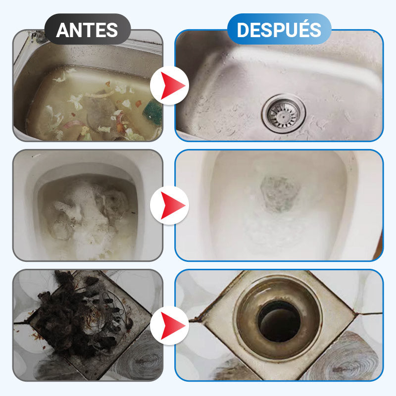 🔥Compre 3 y llévese 2 gratis✨🎁Potente polvo para desatascar tuberías