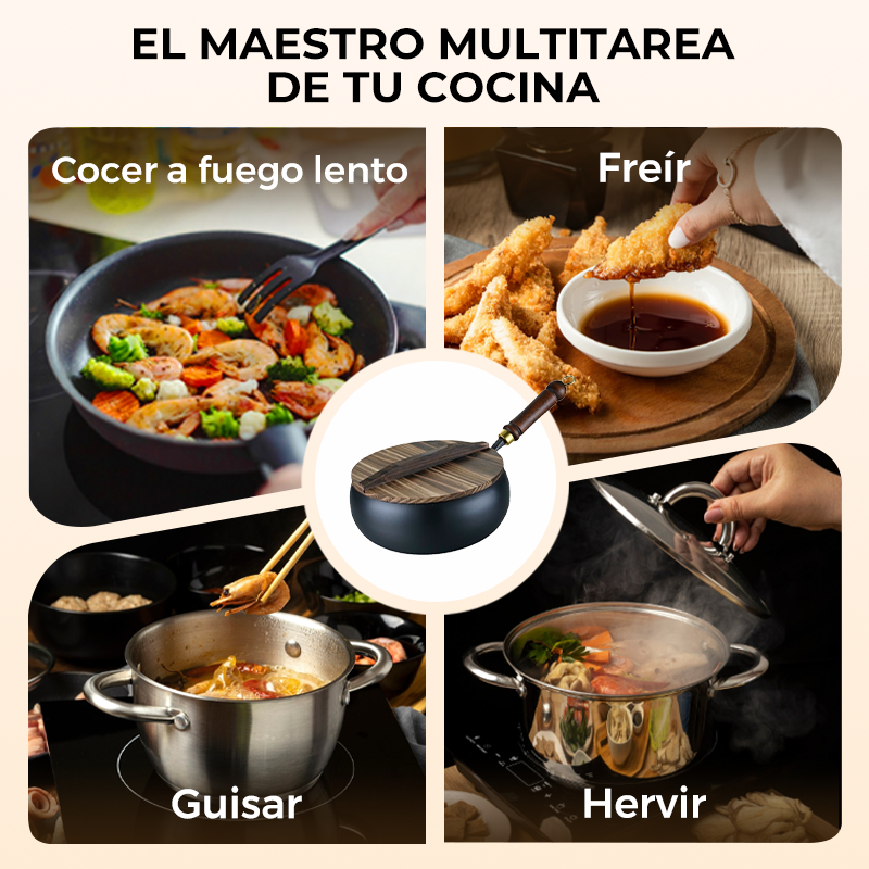 ⏰🔥 ¡50% DE DESCUENTO POR TIEMPO LIMITADO! 🍲 Cacerola de Hierro Fundido Artesanal – Cocina Tradicional y Duradera ✨