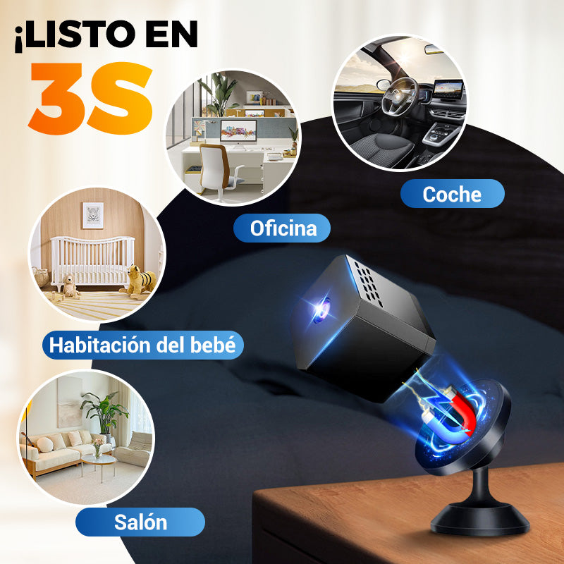 🛡️ ¡Mitad de precio solo por hoy! Mini Cámara de Seguridad HD con Visión Nocturna