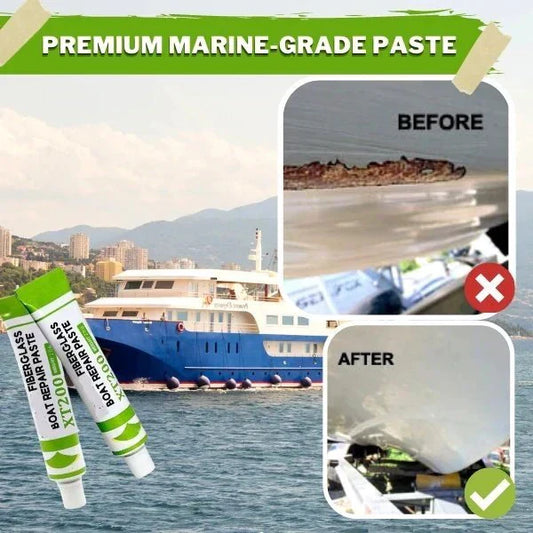 🚤 Pasta reparadora de fibra de vidro Richvrd para barcos – reparación rápida de gelcoat, calidad marina, fácil aplicación ✨