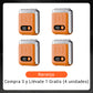 Mini afeitadora eléctrica rotativa portátil para hombre