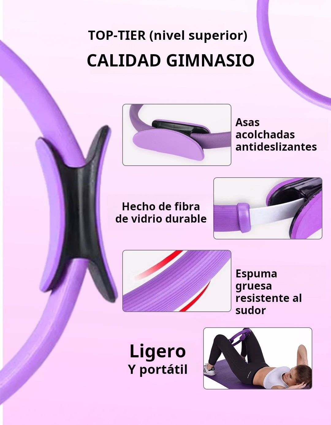 ⏳Oferta especial por tiempo limitado⏰ Entrenador personal con anillo de Pilates