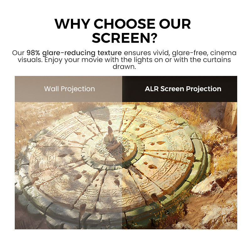 📺 ¡50% DE DESCUENTO AHORA! ✨ Pantalla de proyección HD – diagonal de 120 pulgadas con superficie blanca mate para una experiencia de cine en casa nítida y cristalina 🎬🌟