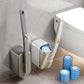 Más de 50.000 unidades vendidas! 🚽💦 Set innovador de cepillos de inodoro desechables de fijación mural ✨