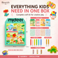 🌈 ¡Crea tus propios stickers de gelatina! 🎨 Kit de arte DIY para niños: pinta, despega y pega ✨ 4 divertidos temas + set completo de manualidades 🎁