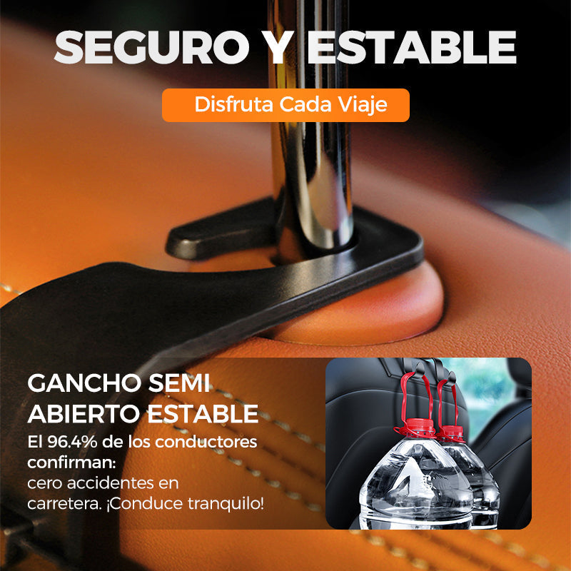 🔥【1° Más Vendido】🚗Organizador de Asiento de Auto Impermeable | Multifunción, Porta Pañuelos, Basurero Universal ✅
