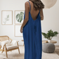 🏖️💕¡MÁS DE 20,000 VENDIDOS!⚡ Vestido Midi Casual sin Espalda con Tirantes Finos para Mujer 🌟🌊