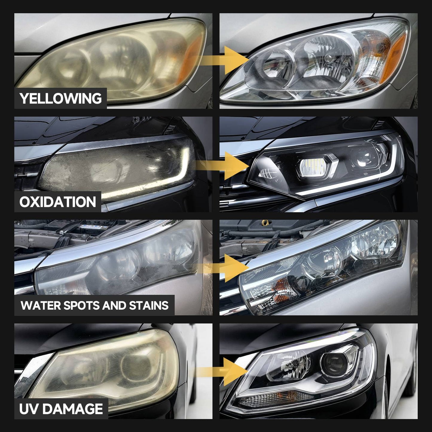 Kit Restaurador de Faros Automotrices Toretark