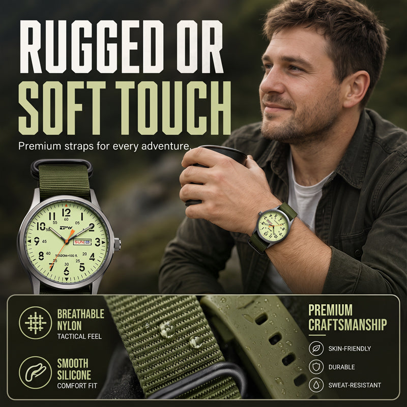 📢📢 ¡50% DE DESCUENTO! ⏰ Reloj de cuarzo para hombre con pantalla luminosa