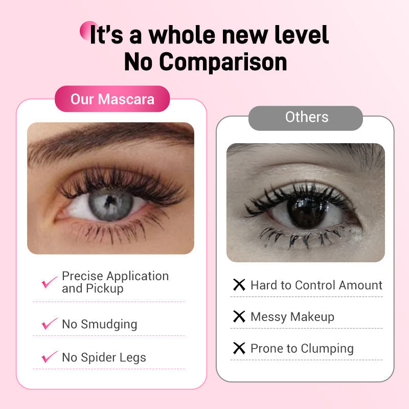 💕 ¡Compra 1 y Lleva 1 Gratis! 💕 Máscara de Pestañas Impermeable de Doble Punta - Alarga y Encurva 🌸💐
