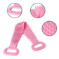 🧼 Cepillo de silicona para espalda, cepillo exfoliante corporal doble cara con cerdas de silicona suaves