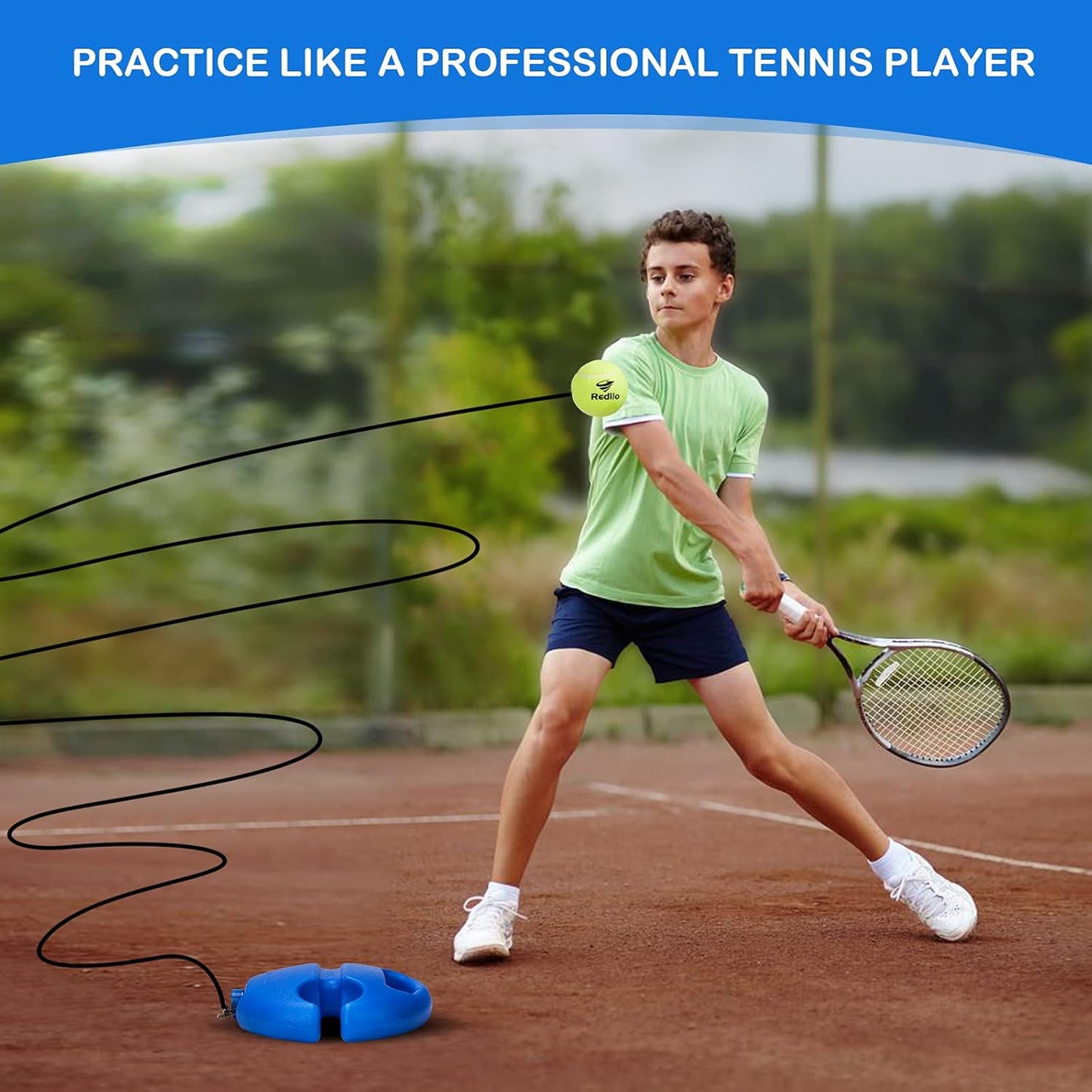🎾 Base de entrenamiento de tenis – Mejora tu técnica y precisión como un profesional 💪✨