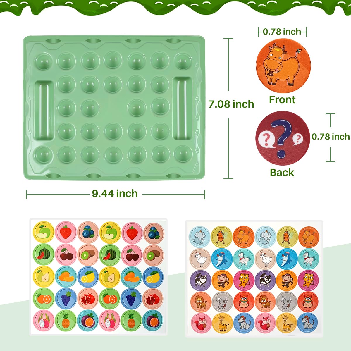 🎁 Ajedrez de Volteo Animal para Niños